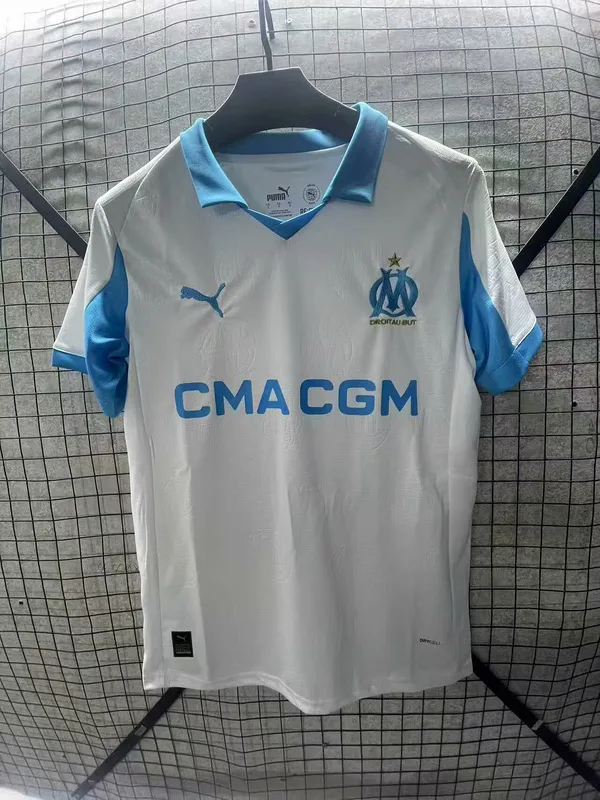 Marseille 2025/26 Home Shirt Short Sleeve — 2