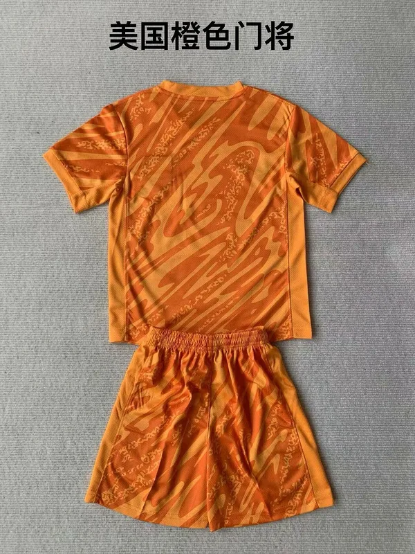 USA 2024 Goalkeeper Kids Kit Orange