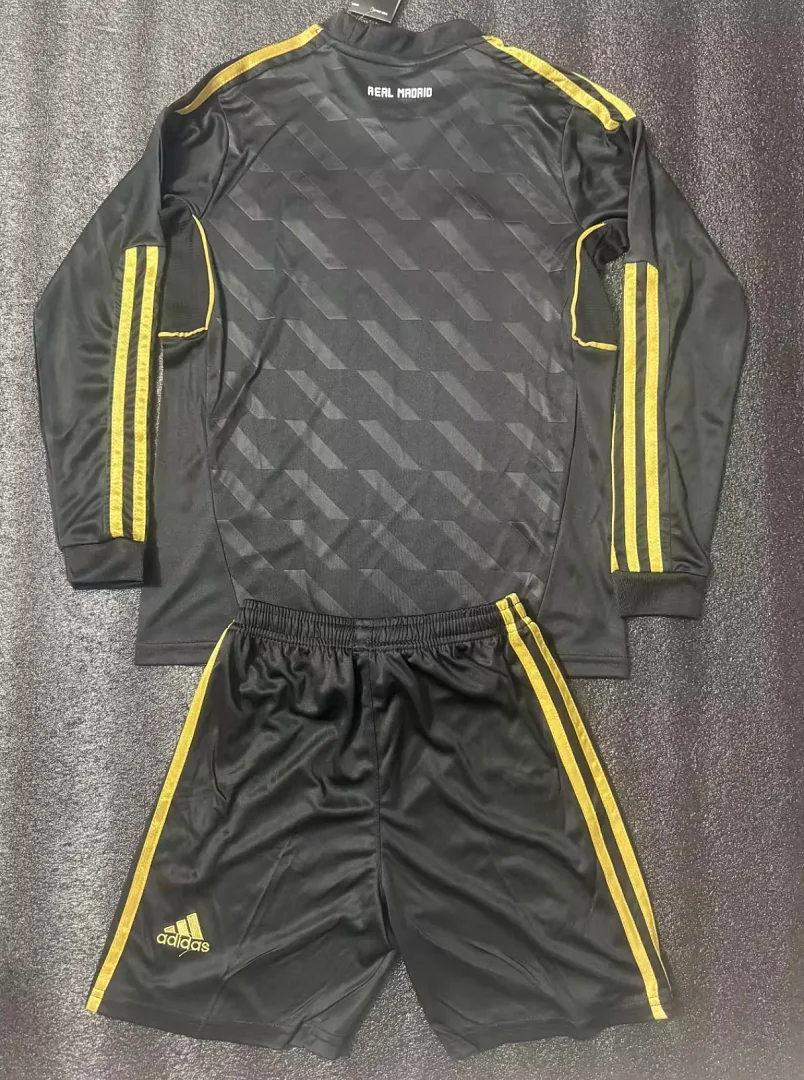 Real Madrid 2011/12 Auswärts Set Kinder Langarm — 2