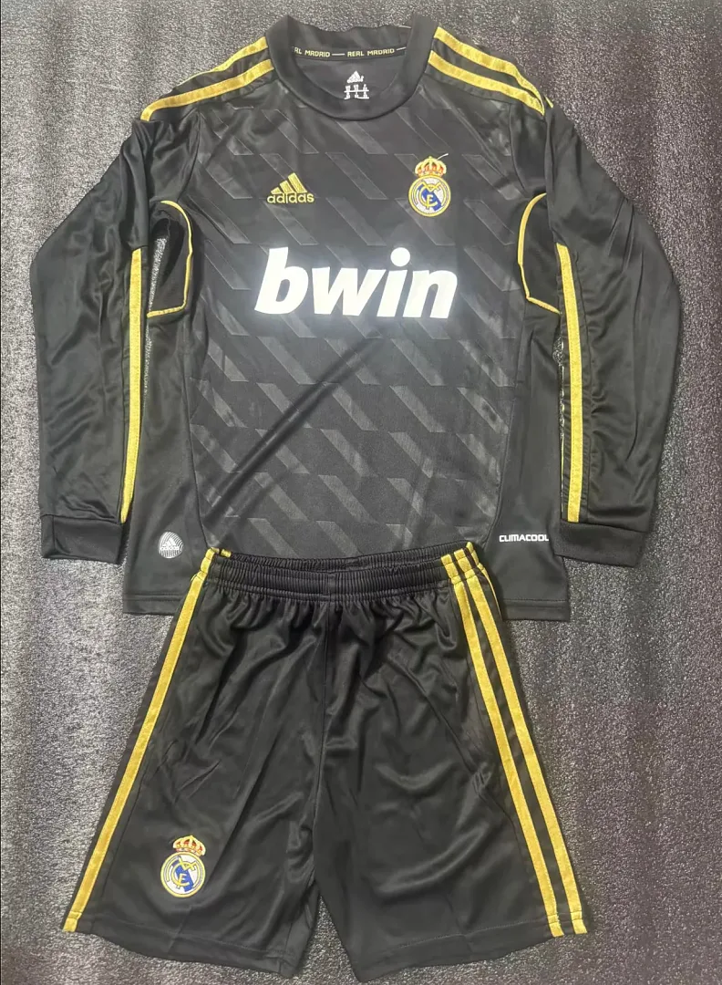 Real Madrid 2011/12 Auswärts Set Kinder Langarm