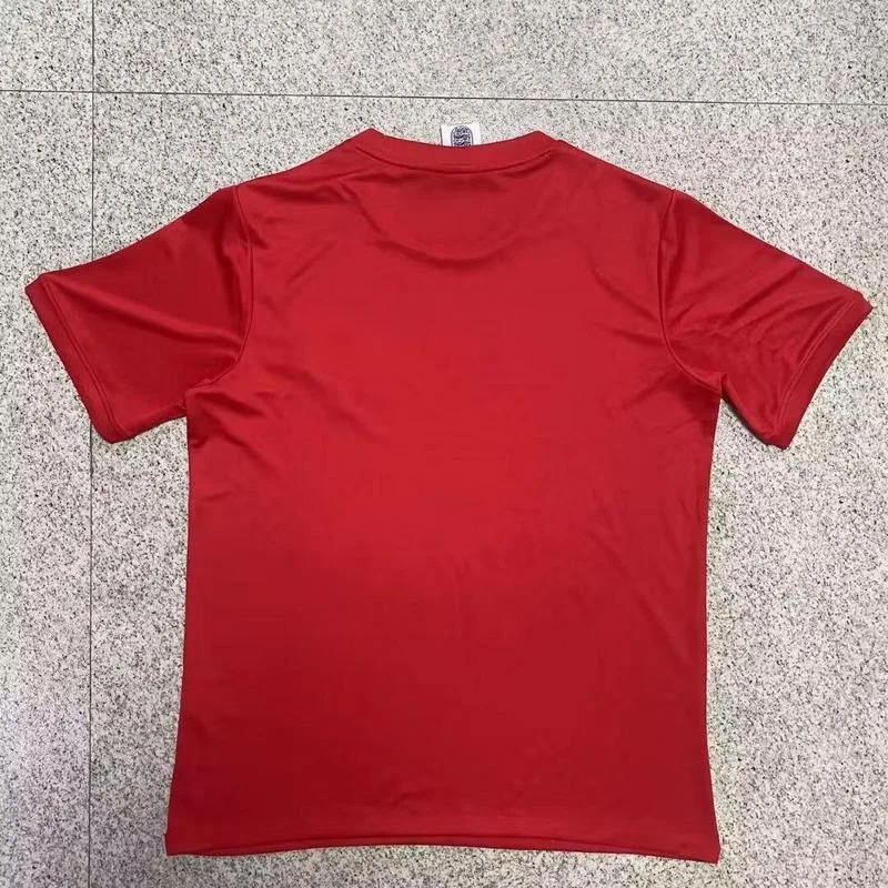 England 1966 Away Shirt Red — 2