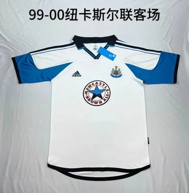 Newcastle United 1999/00 Away Shirt White — 2