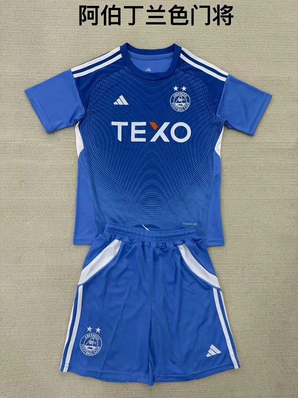 Aberdeen 2025/26 Goalkeeper Shirt Blue — 2