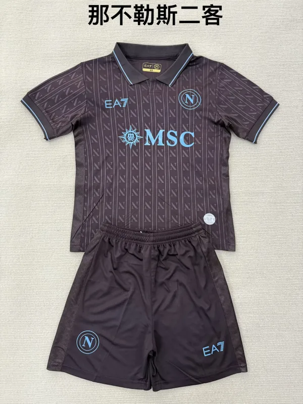 Napoli 2025/26 Third Kids Kit — 2