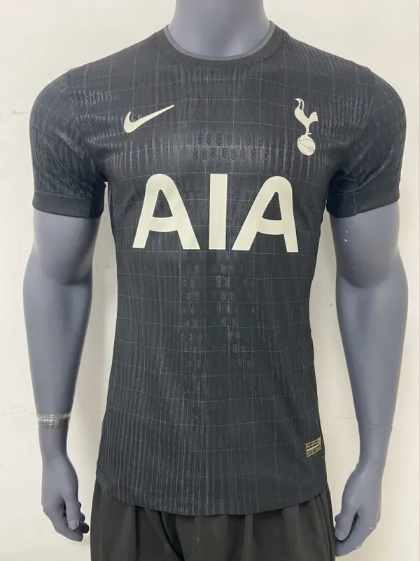 Tottenham Hotspur 2025/26 Maillot Version Joueur Black — 2