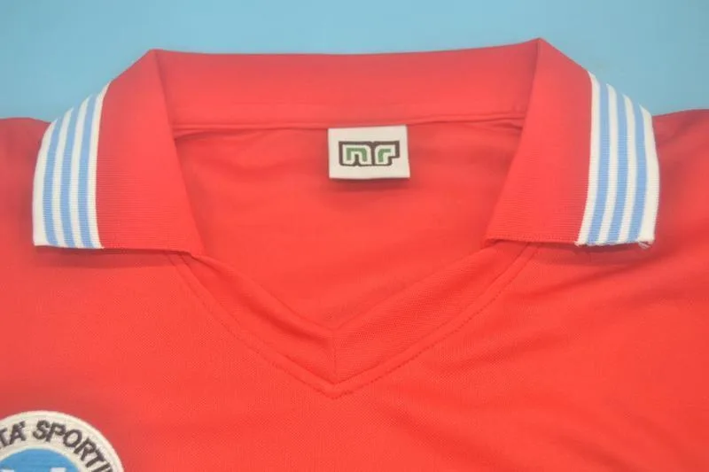 Napoli 1988/89 Away Shirt Red — 2