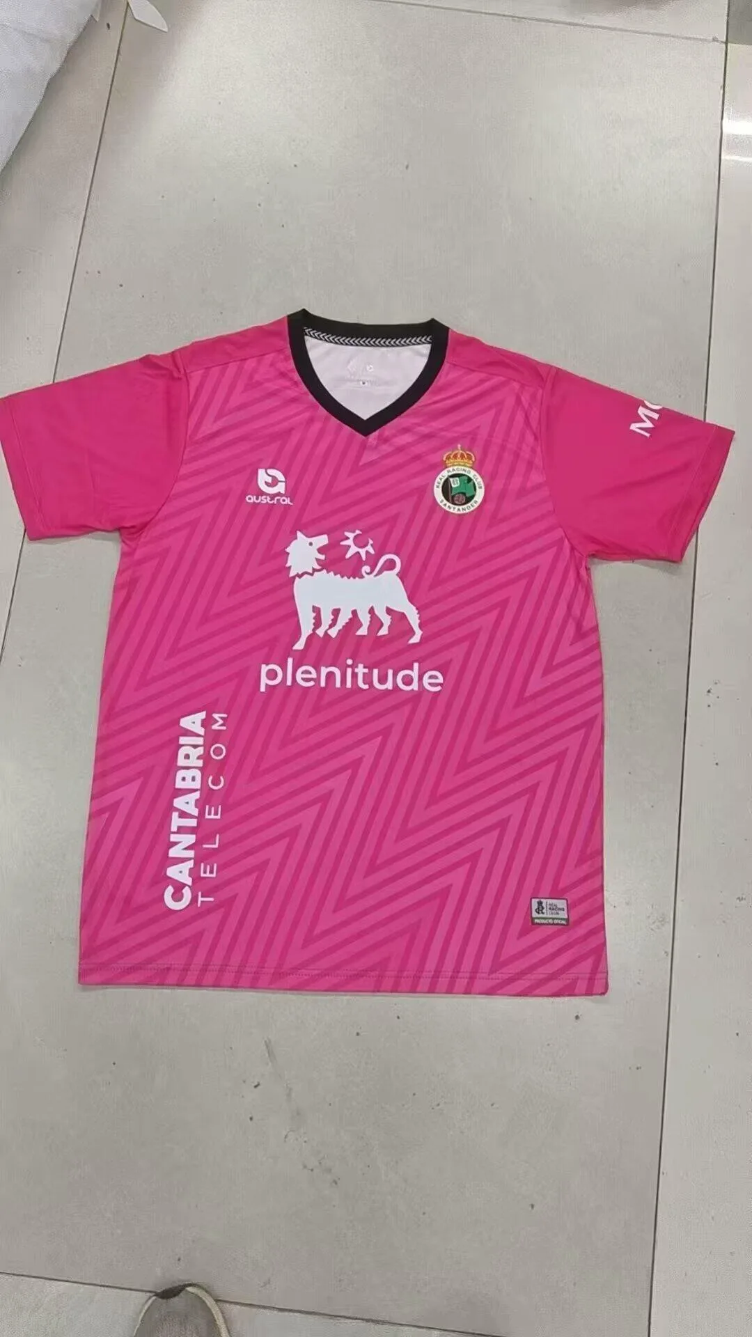 Racing Santander 2024/25 de Portero Camiseta Pink