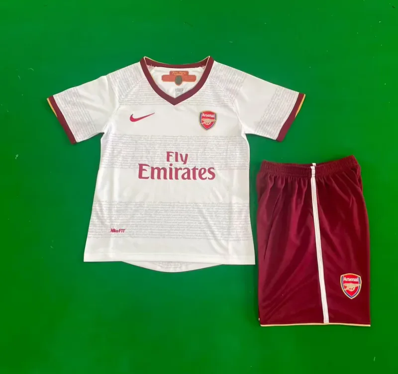 Arsenal 2007/08 Away Kids Kit — 1