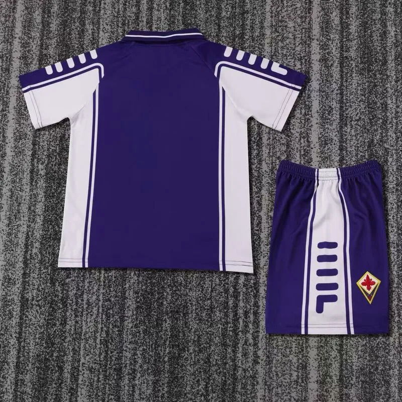 Fiorentina 1999/00 Primera Equipación Conjunto de Niño — 2