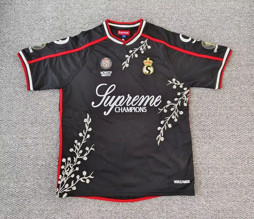 Real Madrid Shirt Special Edition Black X Superme — 2