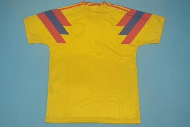 Kolumbien 1990 Heim Trikot Yellow — 2