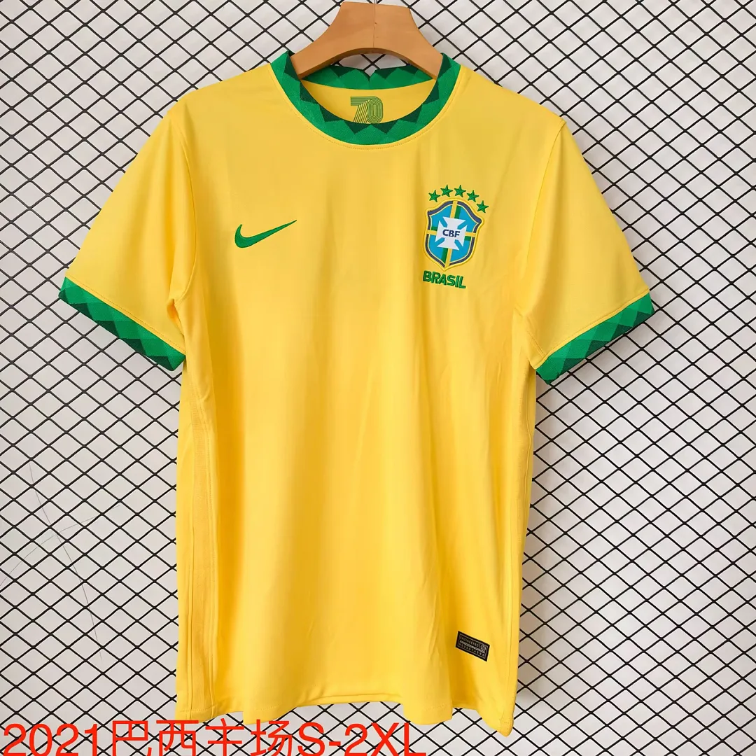 Brazil 2021 Home Shirt — 2