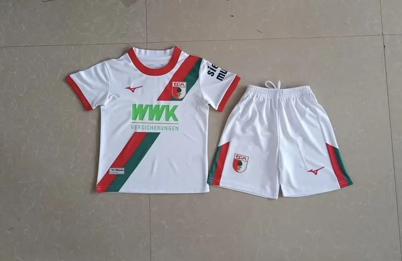 Augsburg 2025/26 Home Kids Kit — 2