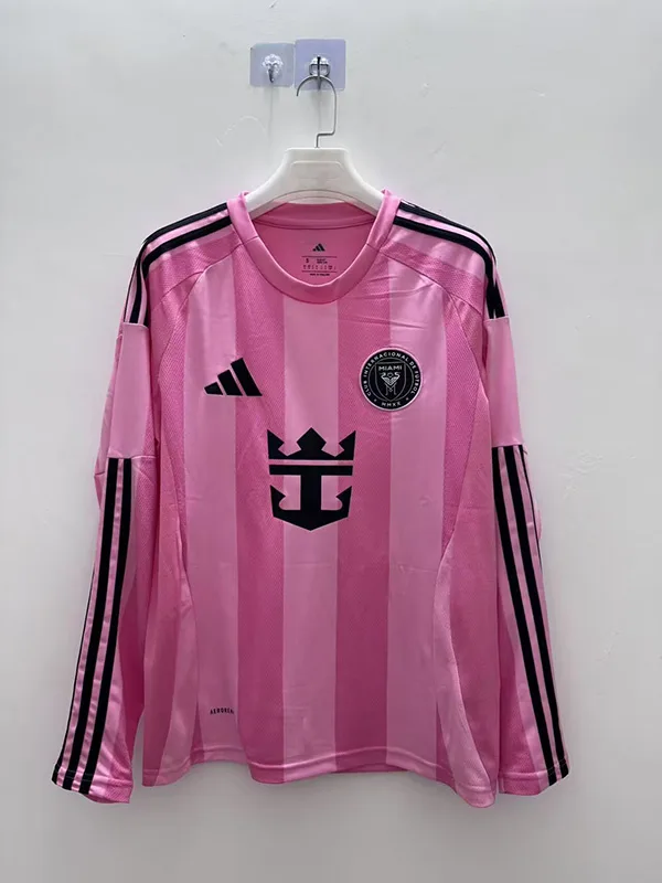 Inter Miami 2025/26 Home Shirt Long Sleeve