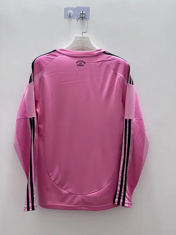 Inter Miami 2025/26 Home Shirt Long Sleeve — 2