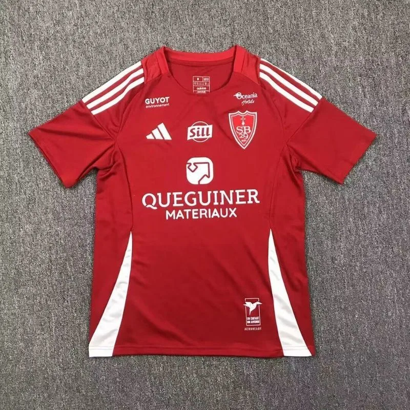 Brest 2024/25 Home Shirt Short Sleeve — 2