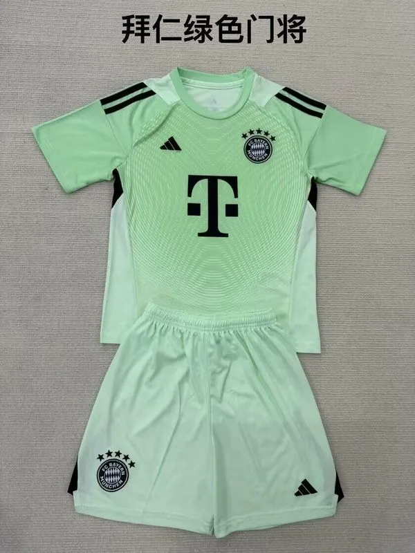 Bayern de Múnich 2025/26 de Portero Conjunto de Niño Green — 1