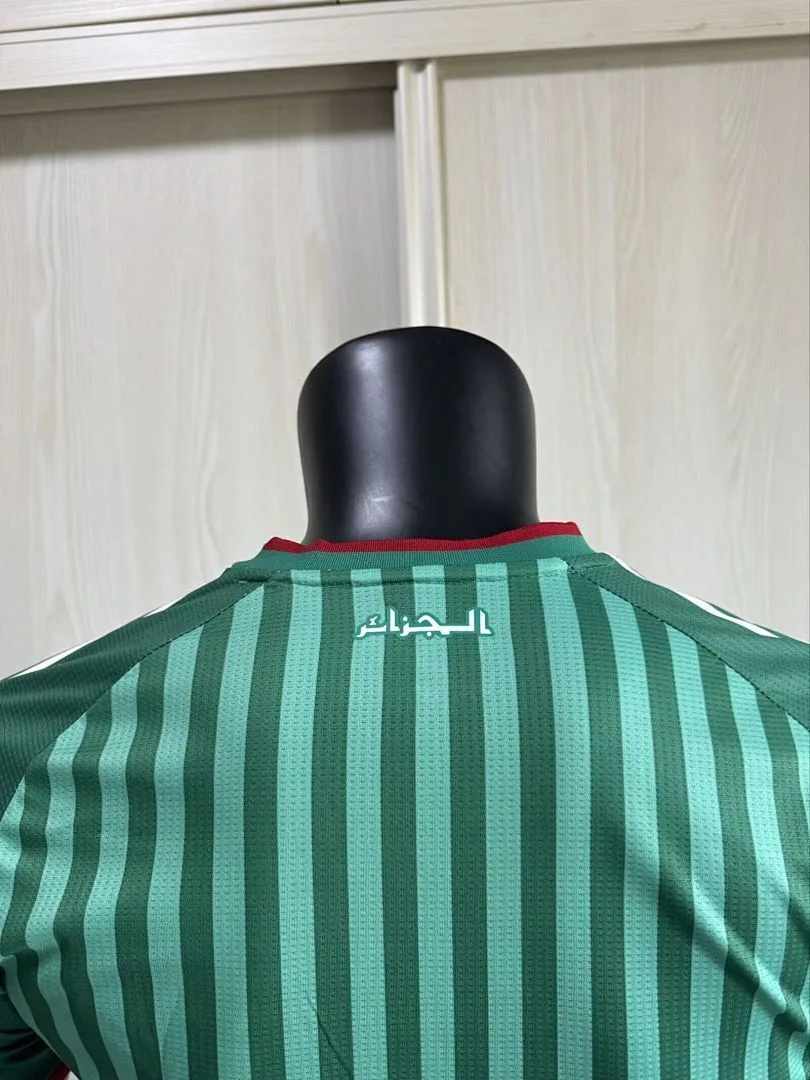 Algeria 2025/26 Away Shirt Player Version Green — 1