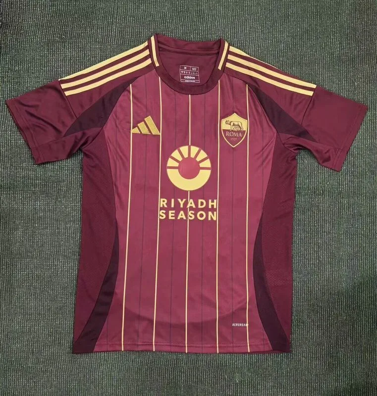 Roma 2024/25 Domicile Maillot Manches Courtes — 1