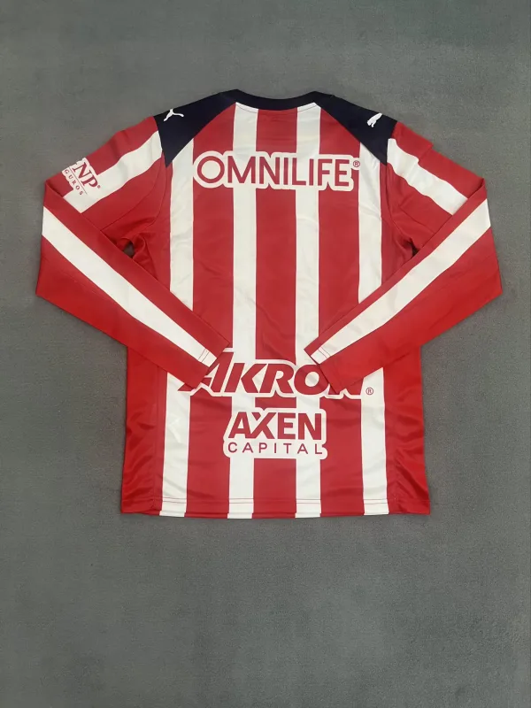 Chivas Guadalajara 2025/26 Home Shirt Long Sleeve — 2
