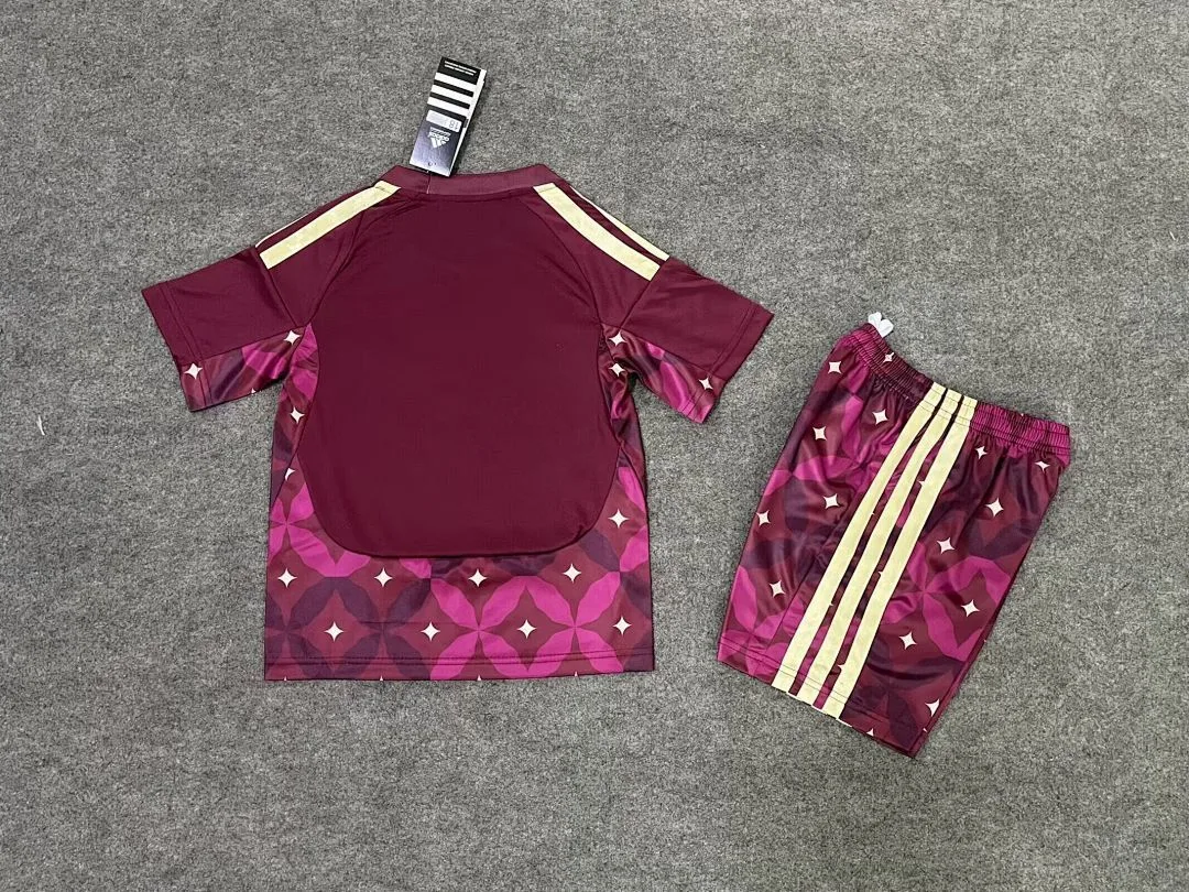 Italy 2026 Goalkeeper Kids Kit Dark Red