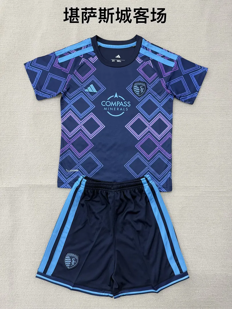 Sporting Kansas City 2026/27 Away Kids Kit