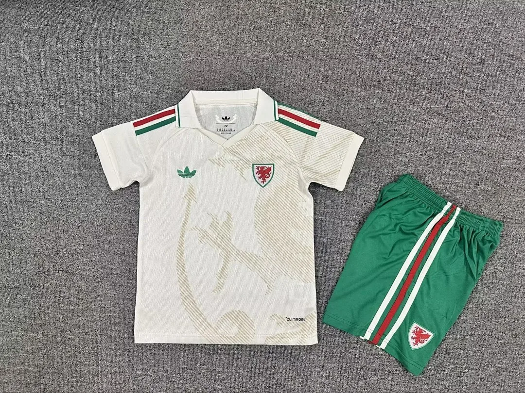 Wales 2026/27 Away Kids Kit — 2