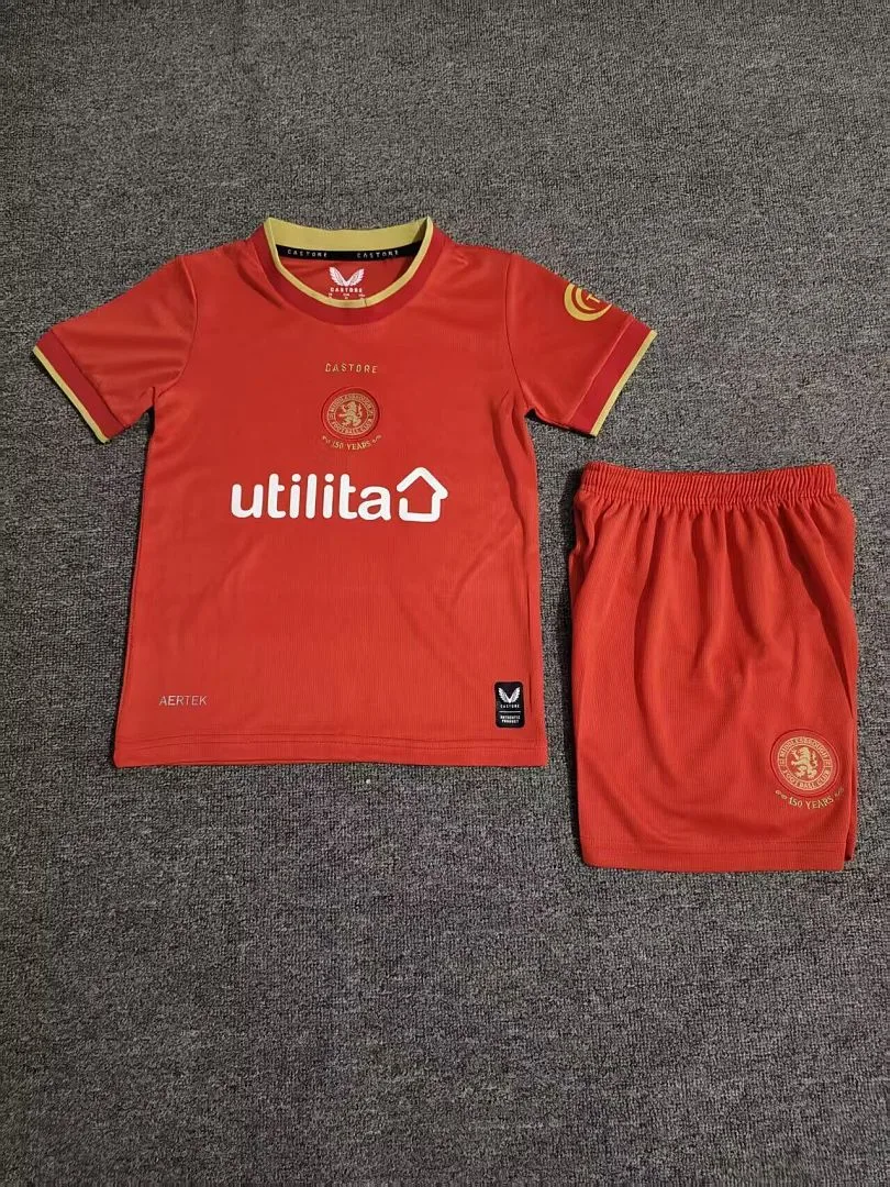 Middlesbrough 2026/27 Primera Equipación Conjunto de Niño — 2