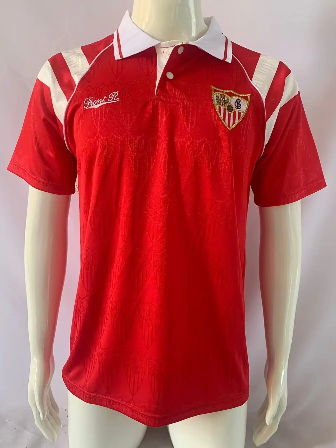 Sevilla 1992/93 Auswärts Trikot Red
