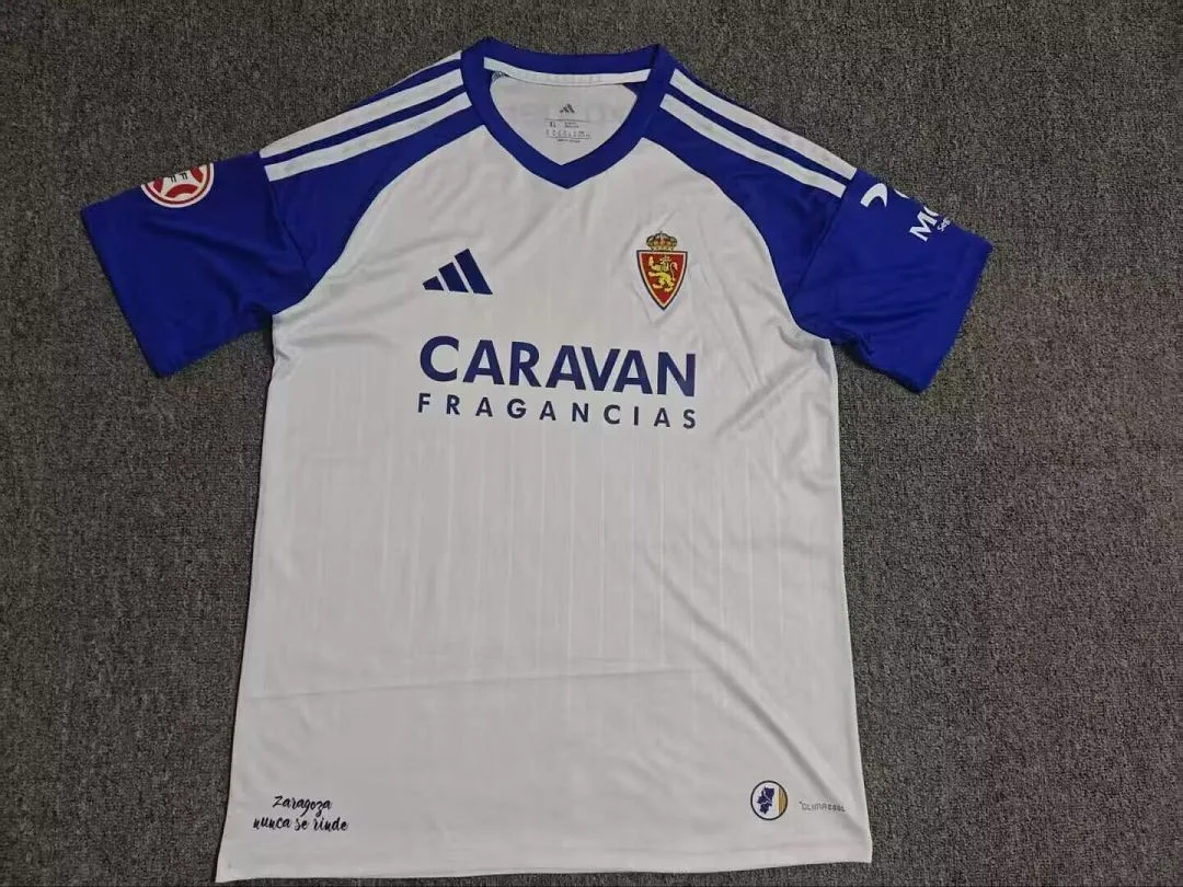 Real Zaragoza 2026/27 Home Shirt Short Sleeve — 2