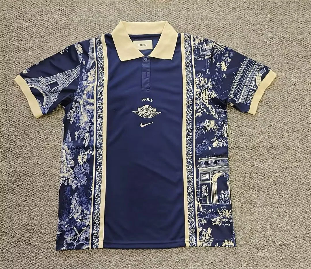 Paris Saint-Germain Shirt Short Sleeve Dior