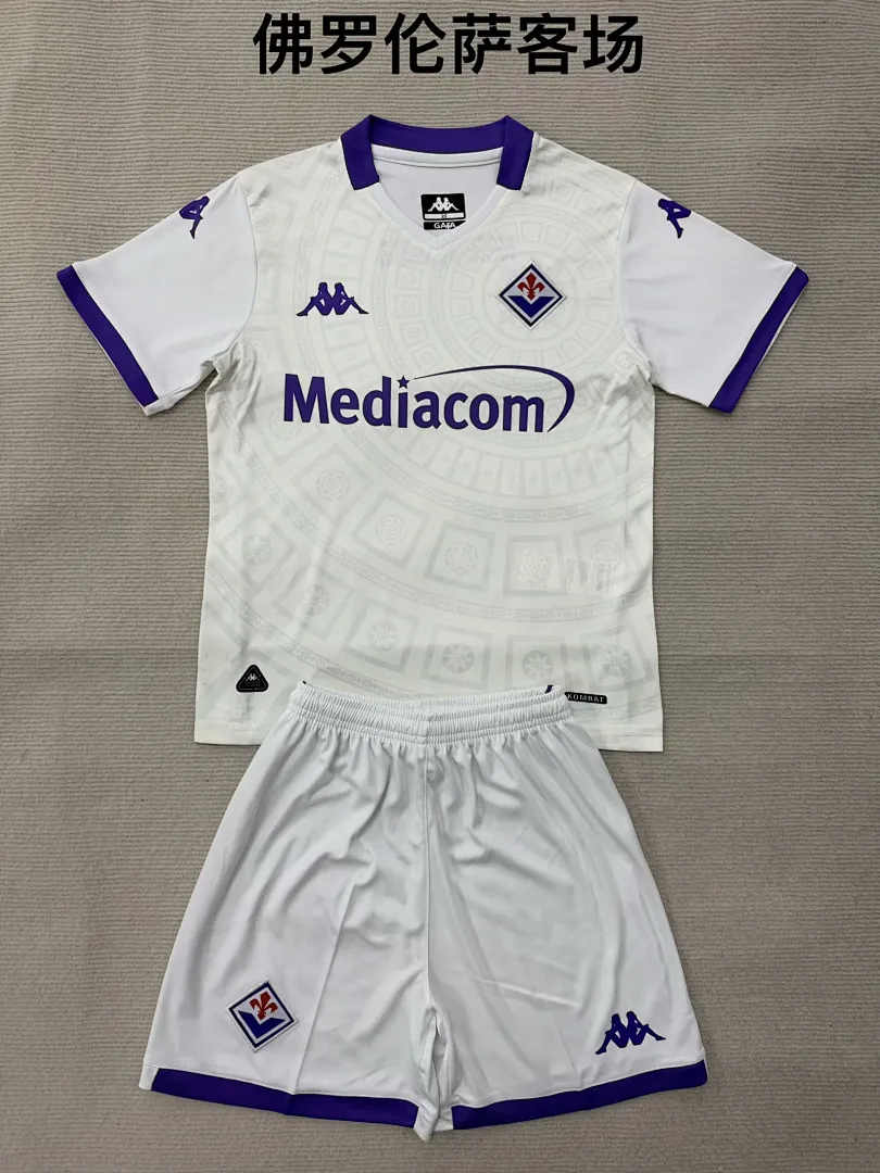 Fiorentina 2025/26 Segunda Equipación Conjunto de Niño — 2