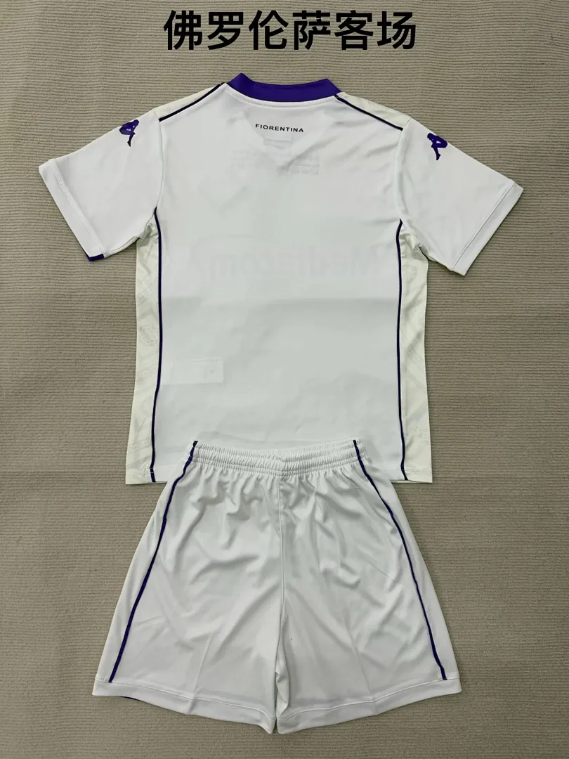 Fiorentina 2025/26 Segunda Equipación Conjunto de Niño