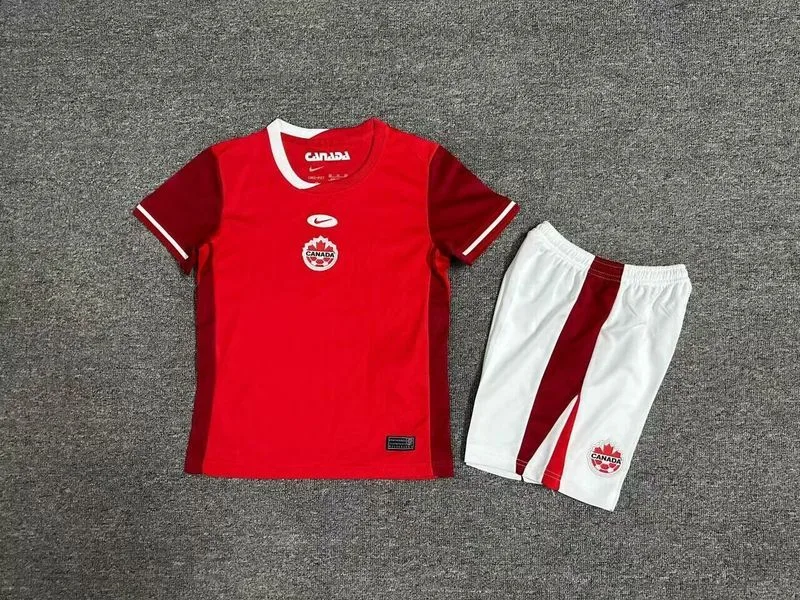 Canada 2024 Home Kids Kit Red