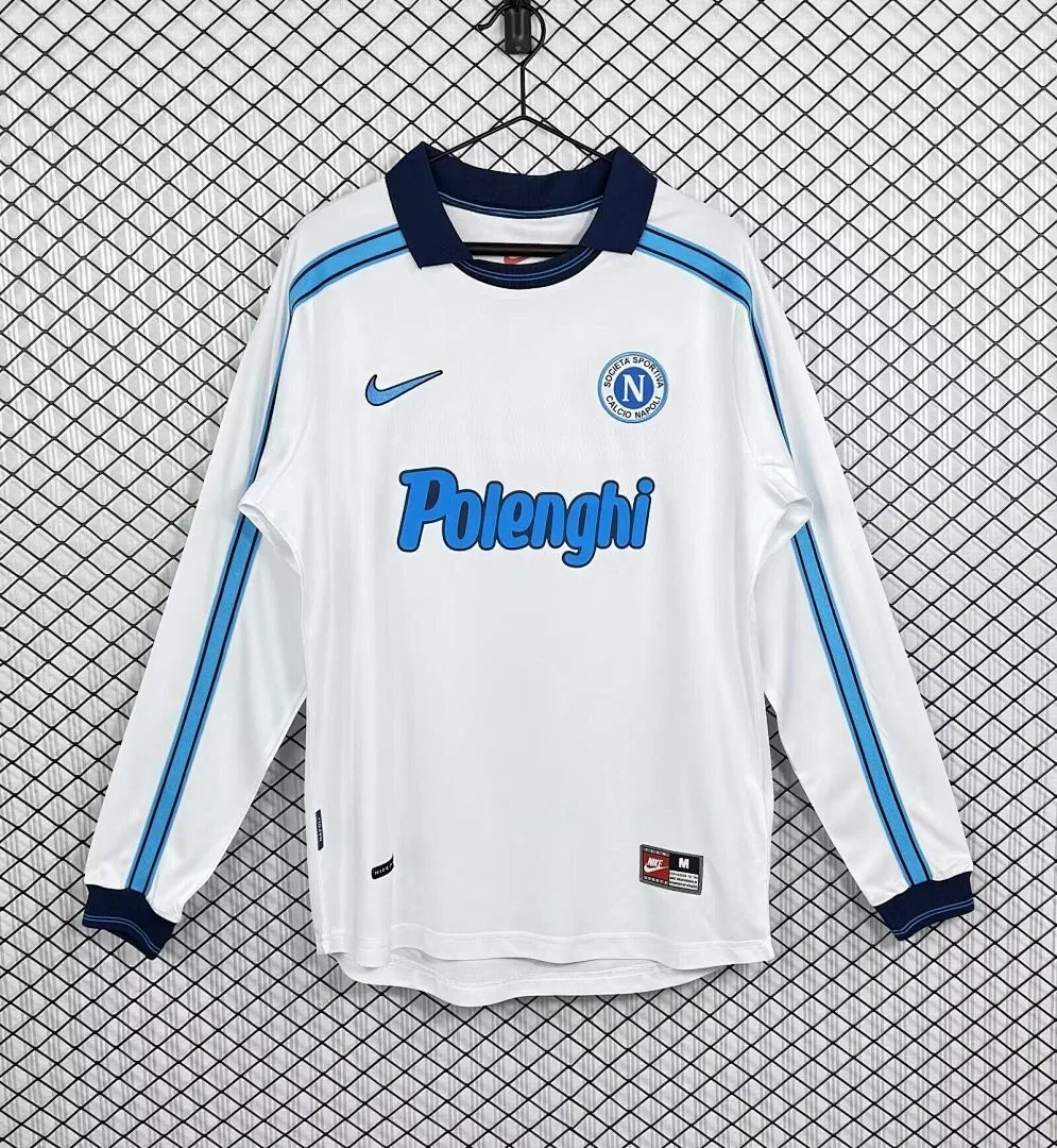 Napoli 1998/99 Away Shirt Long Sleeve White