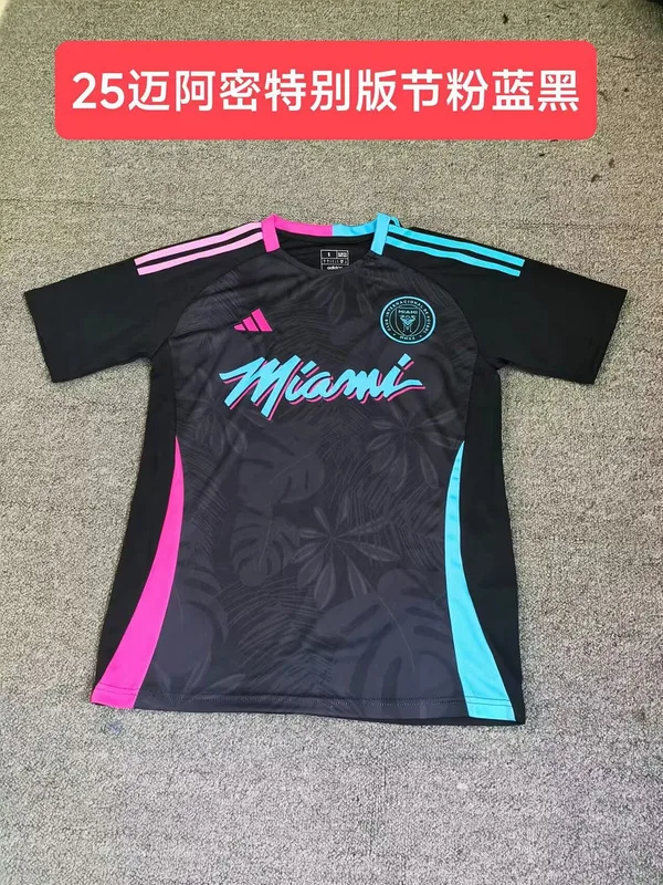 Inter Miami 2024/25 Shirt Short Sleeve Black