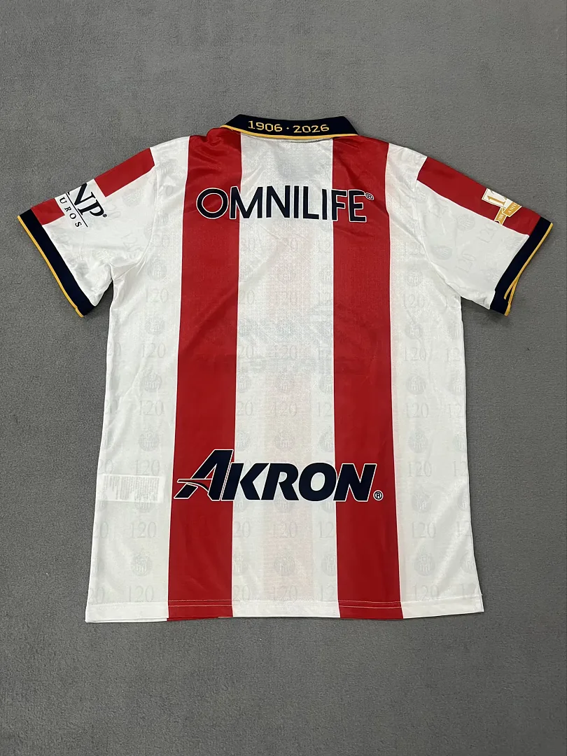 Chivas Guadalajara 2026/27 Shirt Short Sleeve Special Edition 120th