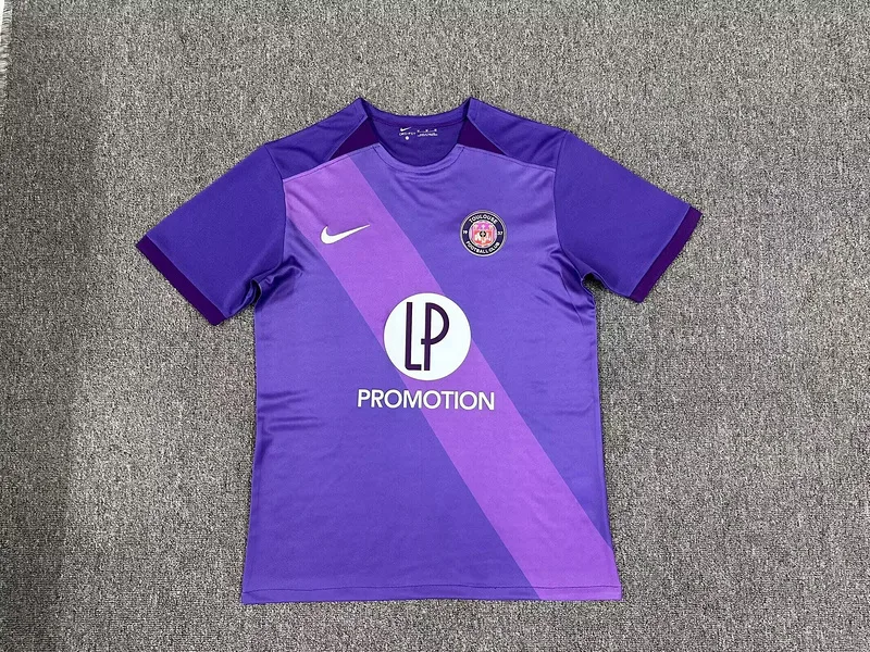 Toulouse 2024/25 Primera Equipación Camiseta Manga Corta Purple — 2