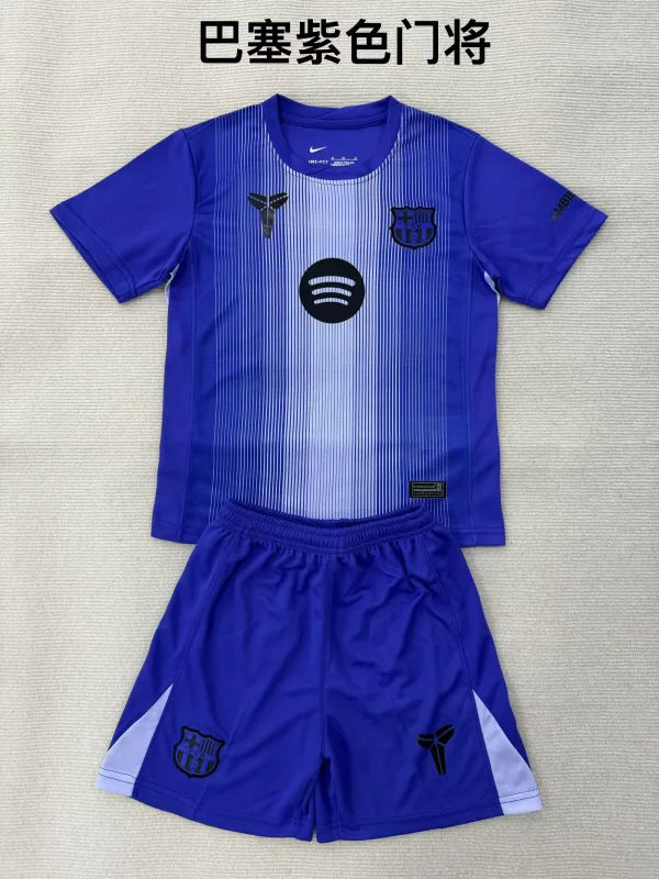 Barcelona 2025/26 de Portero Conjunto de Niño Purple — 1