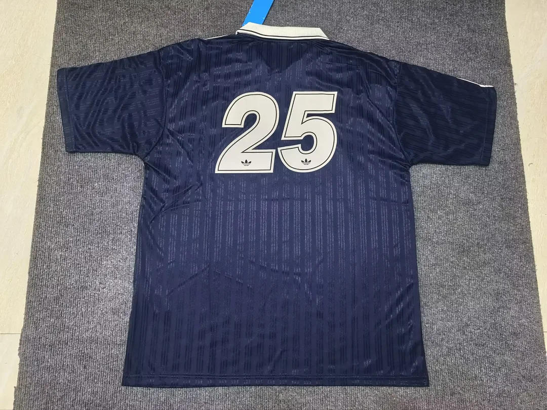 Ad X Oasis Tour Jacquard Dark 2025/26 Shirt Blue — 1