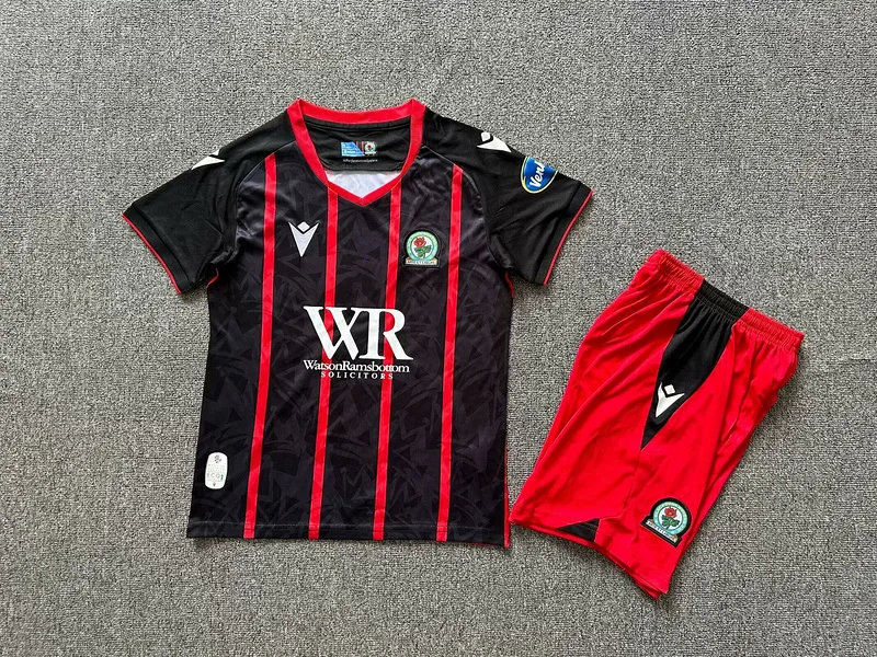Blackburn Rovers 2024/25 Home Kids Kit — 2