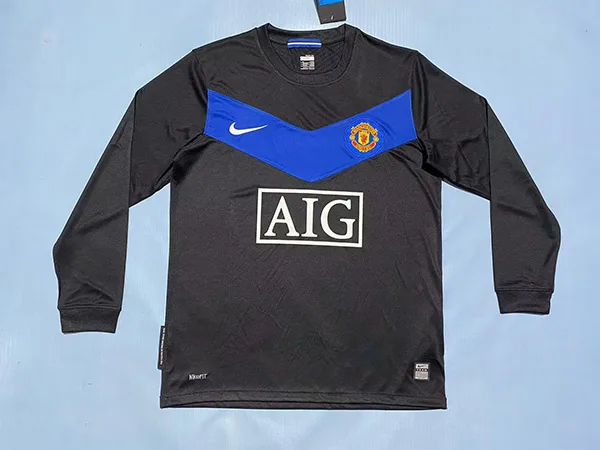 Manchester United 2009/10 Auswärts Trikot Langarm — 2