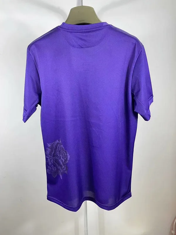 Real Madrid Shirt Short Sleeve Purple