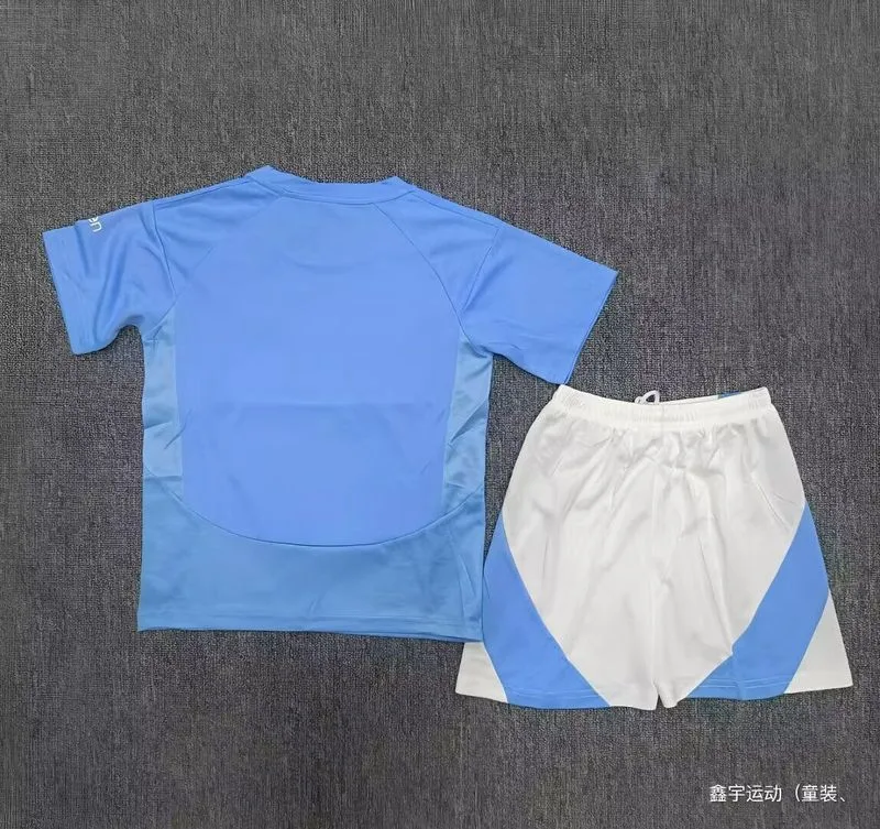 Nottingham Forest 2024/25 Third Kids Kit Blue — 2