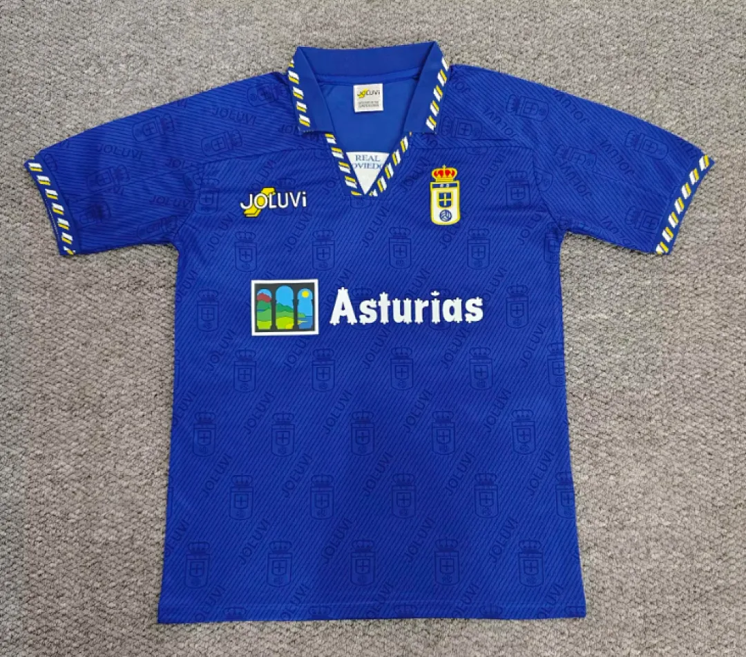 Real Oviedo 1995/96 Heim Trikot — 2