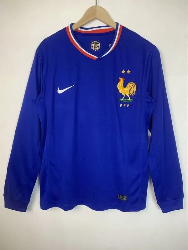 France 2024 Home Shirt Long Sleeve — 2