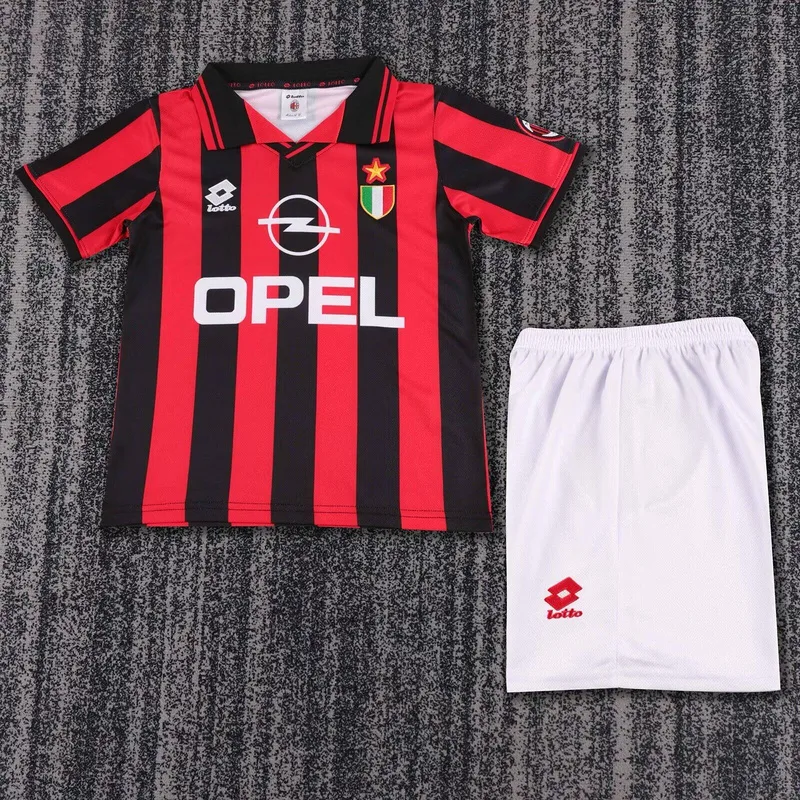 AC Milan 1996/97 Home Kids Kit