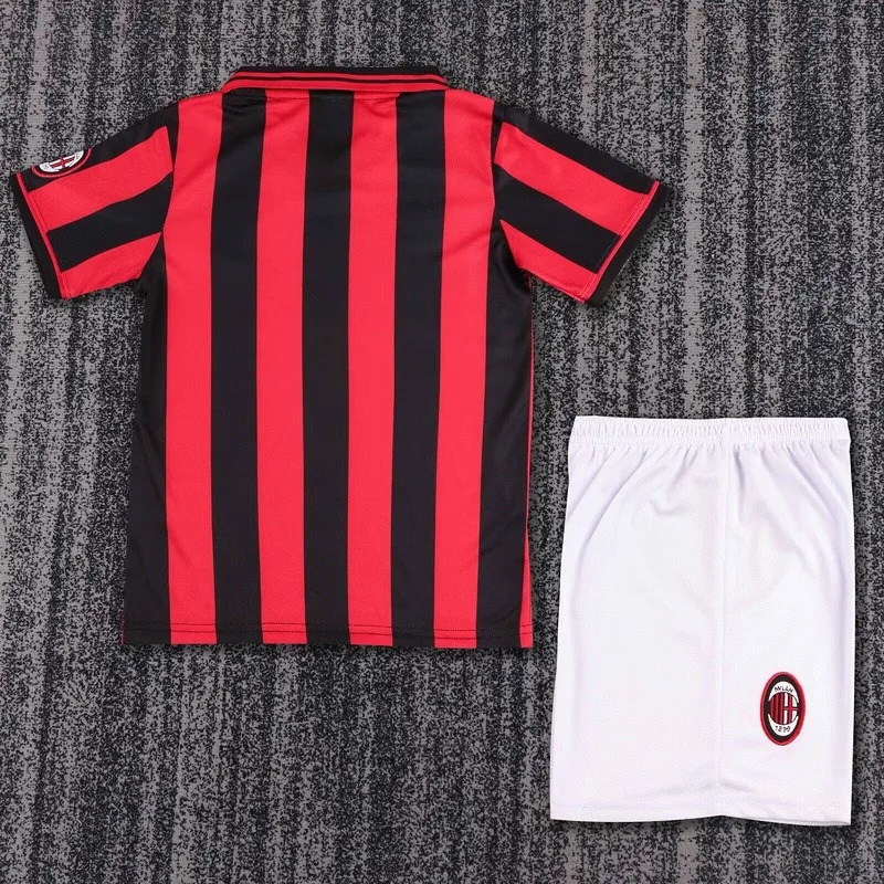 AC Milan 1996/97 Home Kids Kit — 2