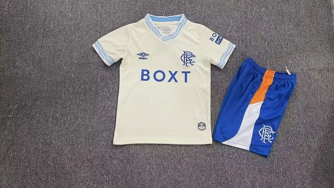 Rangers 2026/27 Away Kids Kit — 2