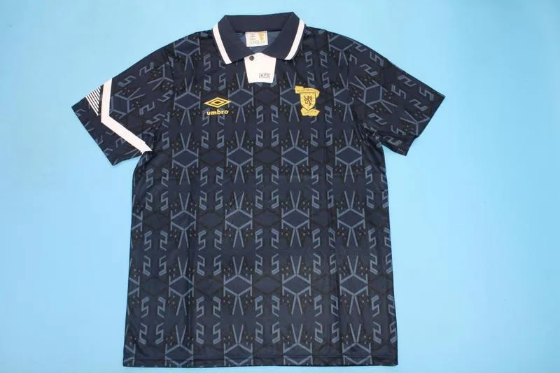 Escocia 1991/94 Primera Equipación Camiseta — 2